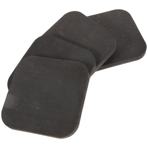 4pcs black rubber - rubber, mats